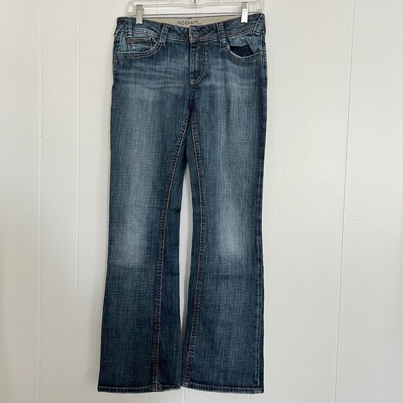 Mavi Jeans "Mindy" Low Cut Bootcut Cotton Jeans 27/4 - Picture 1 of 7